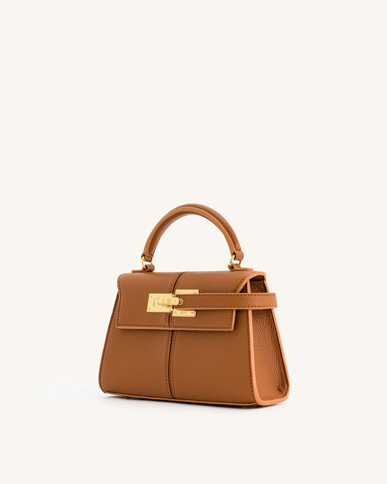 Elise Top Handle Bag - Brown