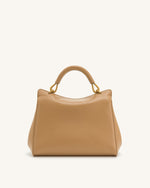 Lucia Classic Top Handbag - Brown