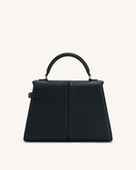 Elise Large Top Handle Bag - Black