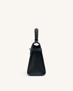 Elise Large Top Handle Bag - Black