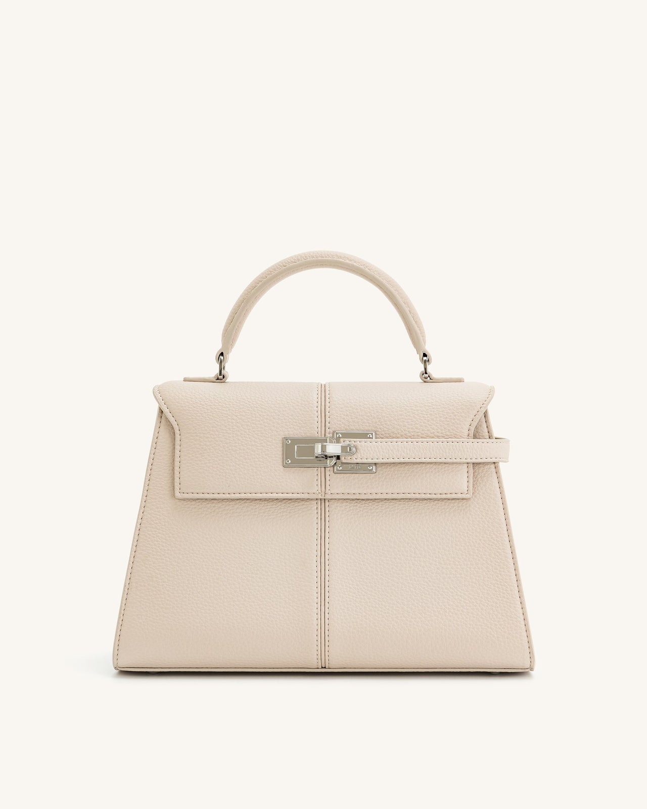 Elise Large Top Handle Bag - White