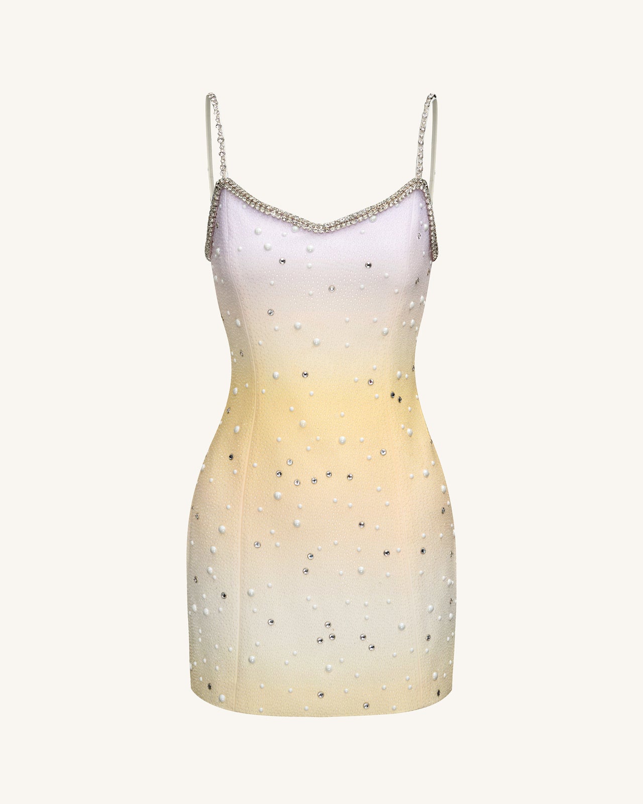 Sophia Crystal Embellished Mini Dress - Multicolor