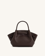 Hana Mini Tote Bag - Dark Brown