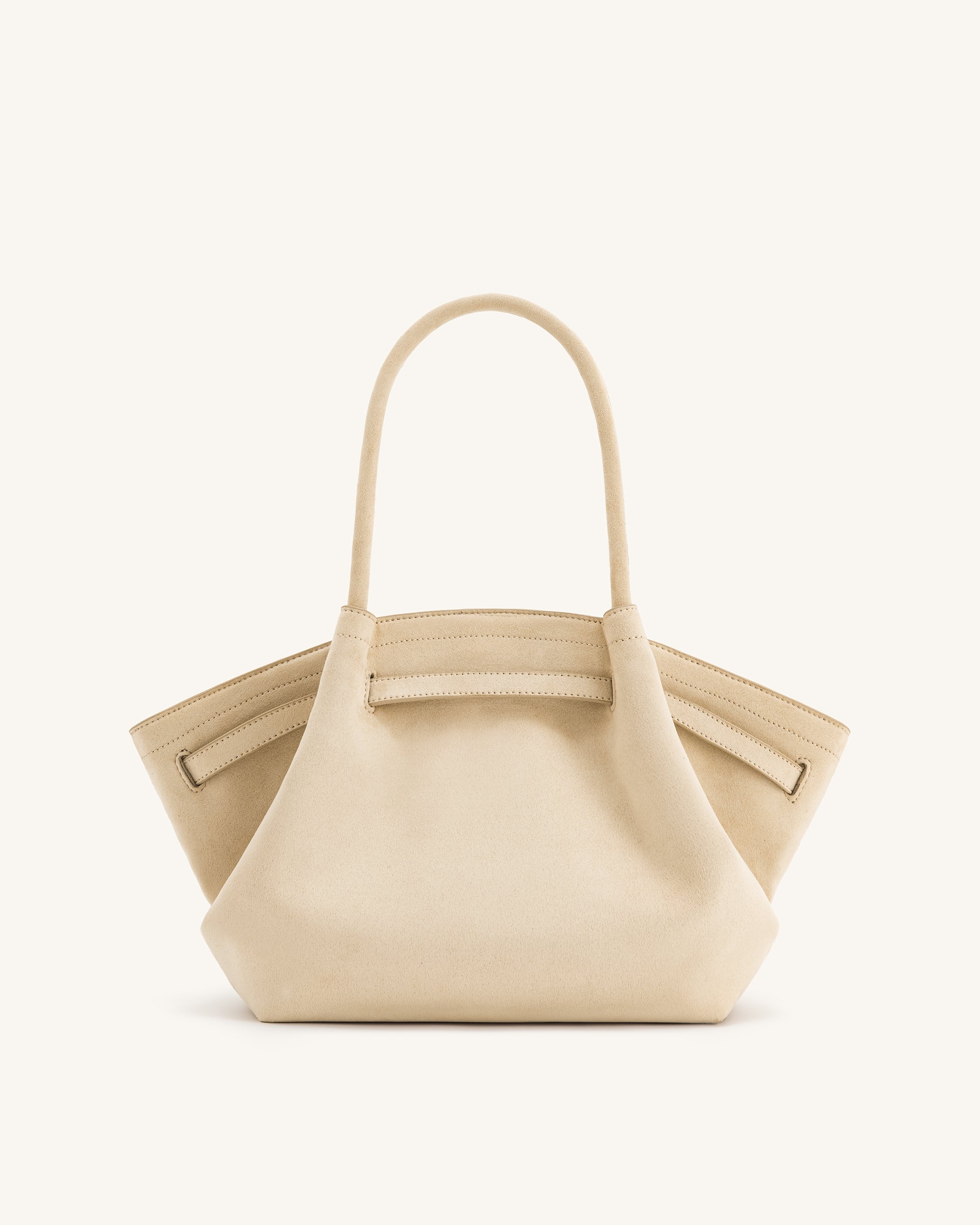 Hana Medium Faux Suede Tote Bag Off White JW PEI UK