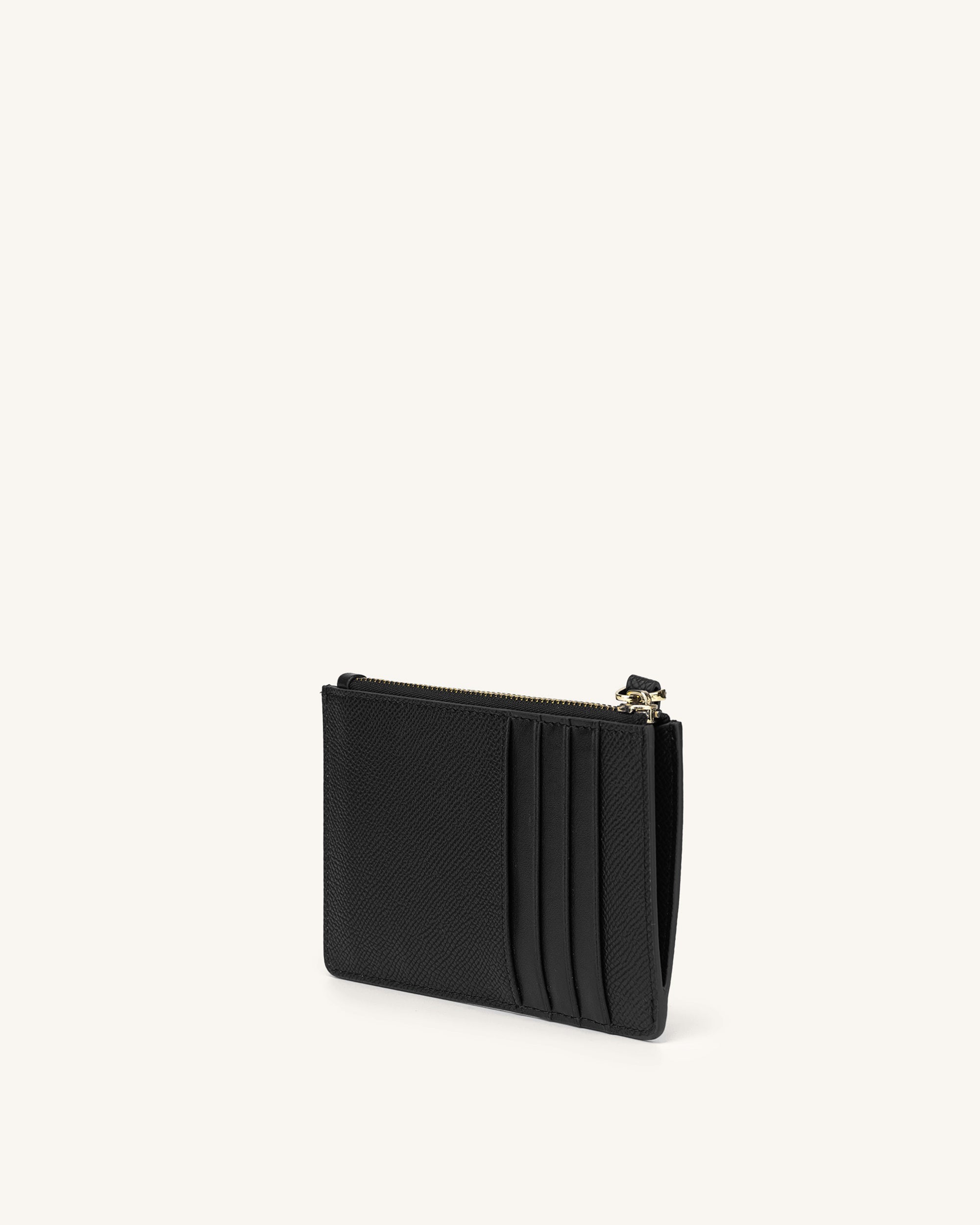 Zippered on sale card holder