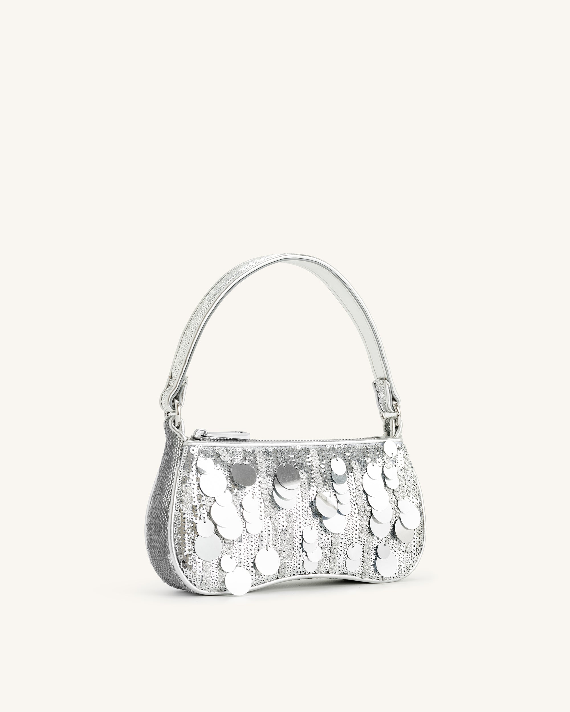 Silver 2025 shimmer bag