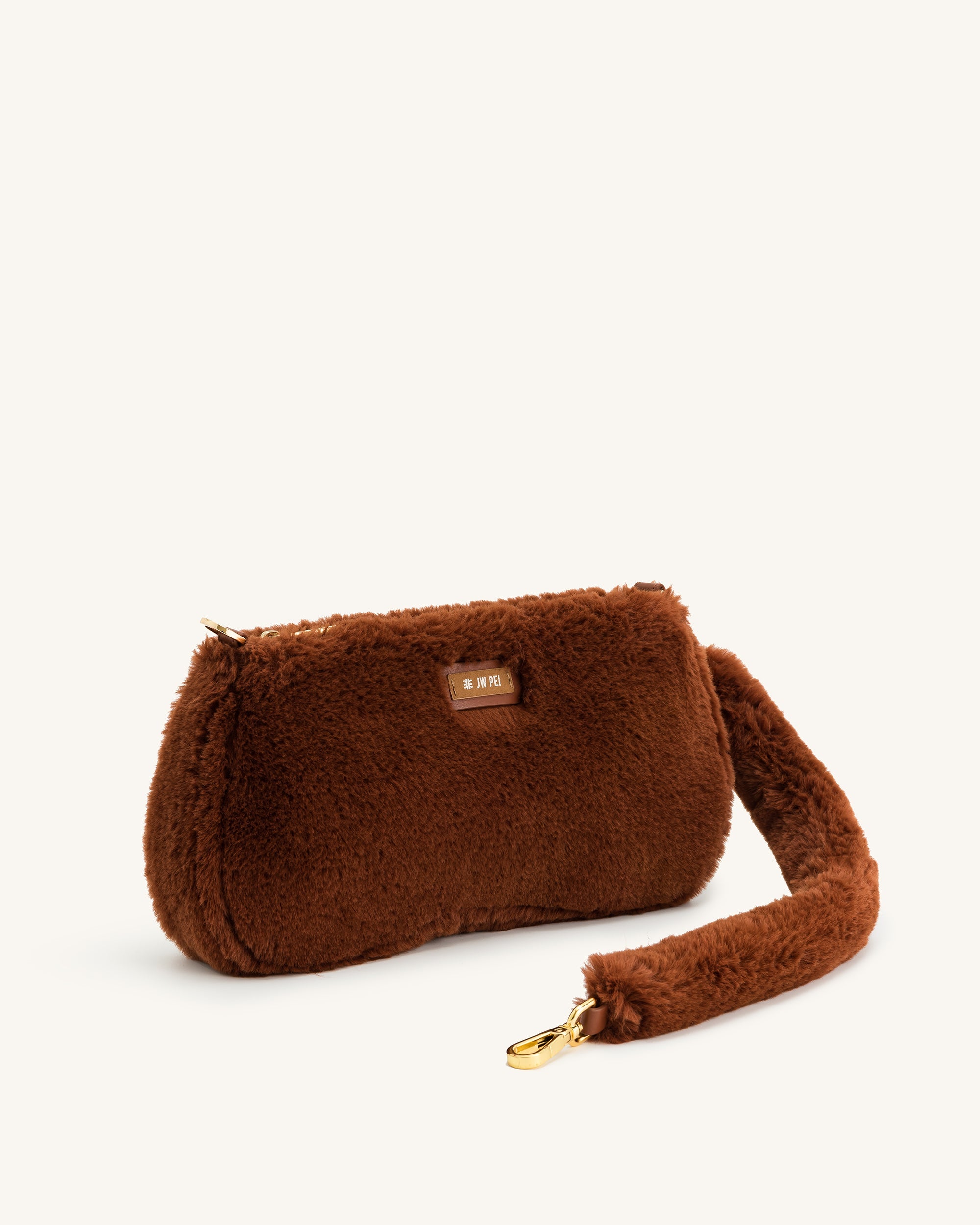 TANOSII Faux Fur Purse Furry Clutch Heart Shape Handbag Fluffy Evening Bag  Crossbody Bag Top-handle Bag for Women Girl Apricot: Handbags: Amazon.com